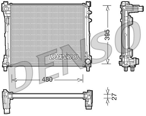 Denso Radiator DRM13014 - image 2