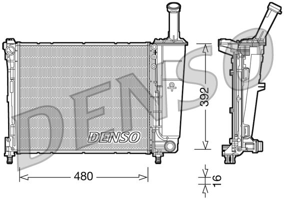Denso Radiator DRM13016 - image 2