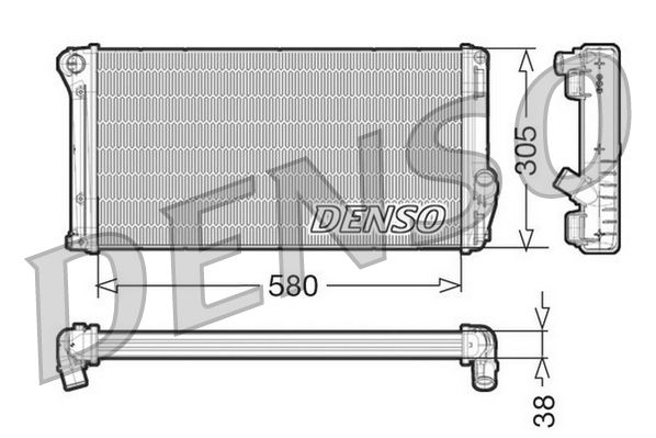 Denso Radiator DRM13020 - image 2