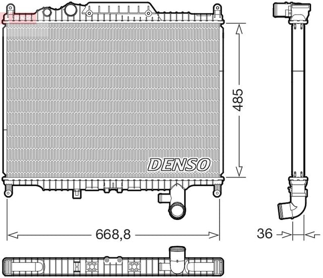 Denso Radiator DRM14003 - image 2