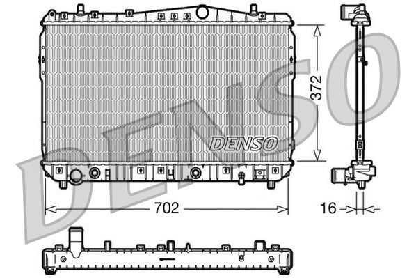 Denso Radiator DRM15002 - image 2