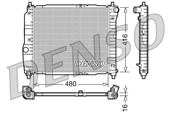 Denso Radiator DRM15003 - image 2