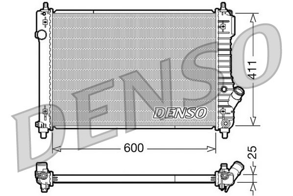 Denso Radiator DRM15004 - image 2