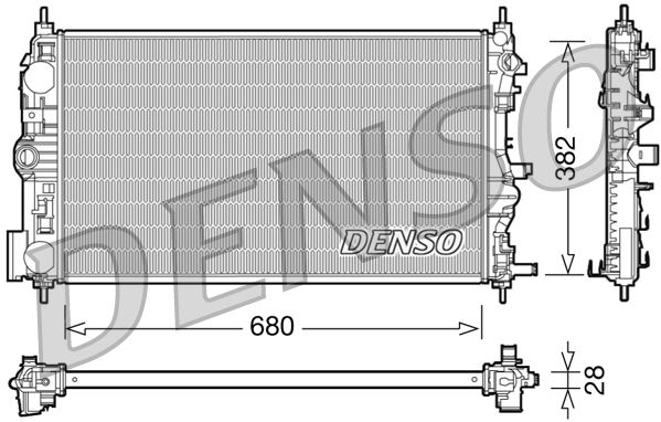 Denso Radiator DRM15005 - image 2