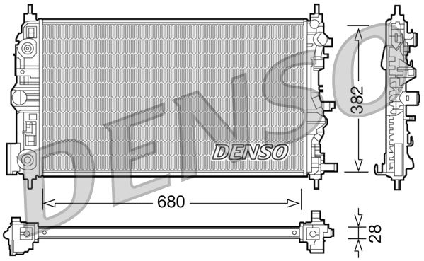 Denso Radiator DRM15006 - image 2