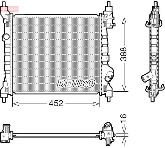 Denso Radiator DRM15014 - image 2