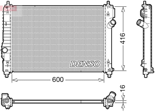 Denso Radiator DRM15015 - image 2