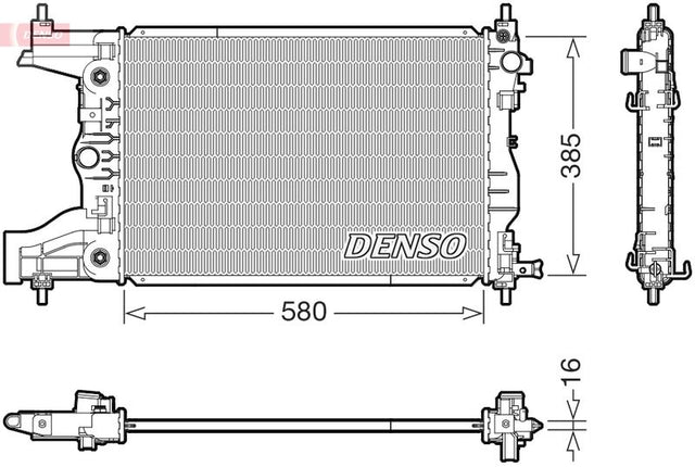 Denso Radiator DRM15016 - image 2