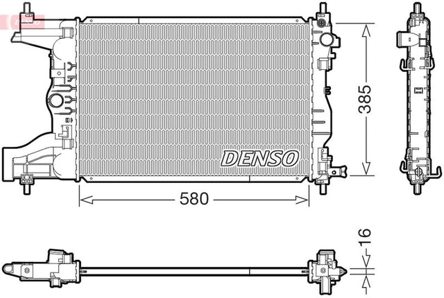 Denso Radiator DRM15017 - image 2