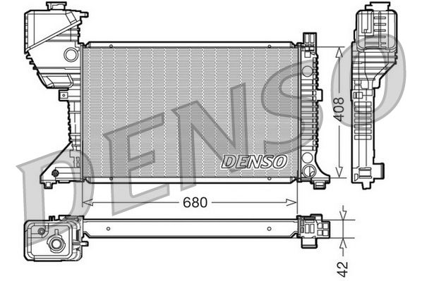 Denso Radiator DRM17017 - image 2