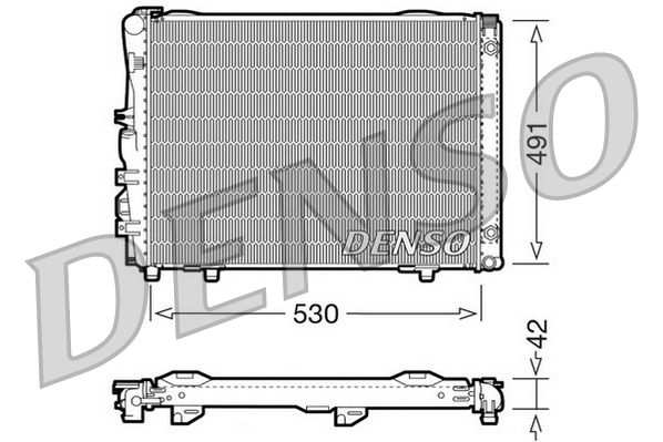 Denso Radiator DRM17030 - image 2