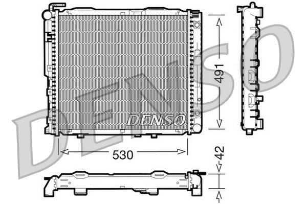 Denso Radiator DRM17037 - image 2