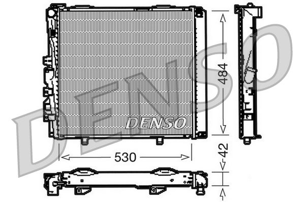 Denso Radiator DRM17040 - image 2