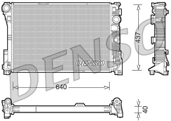 Denso Radiator DRM17045 - image 2