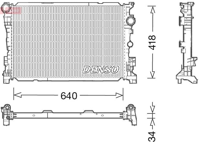 Denso Radiator DRM17047 - image 2