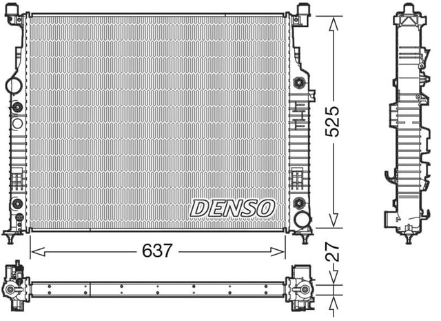 Denso Radiator DRM17056 - image 2