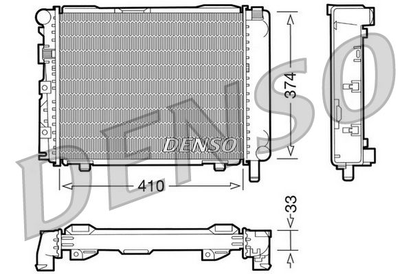 Denso Radiator DRM17062 - image 2