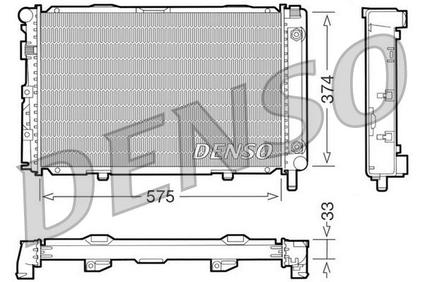Denso Radiator DRM17063 - image 2