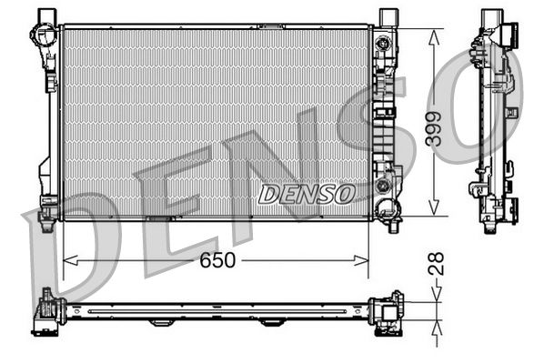 Denso Radiator DRM17079 - image 2