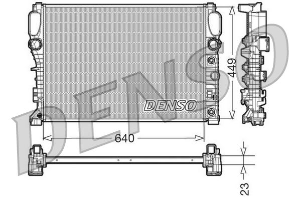 Denso Radiator DRM17090 - image 2
