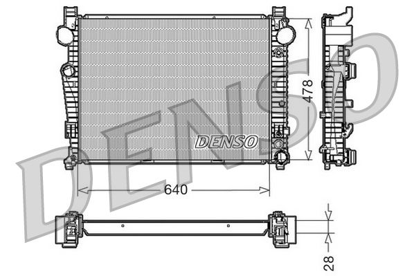 Denso Radiator DRM17092 - image 2