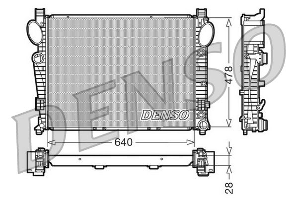 Denso Radiator DRM17093 - image 2