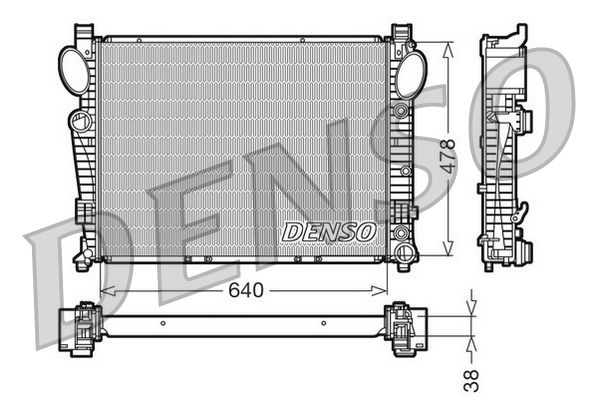 Denso Radiator DRM17095 - image 2