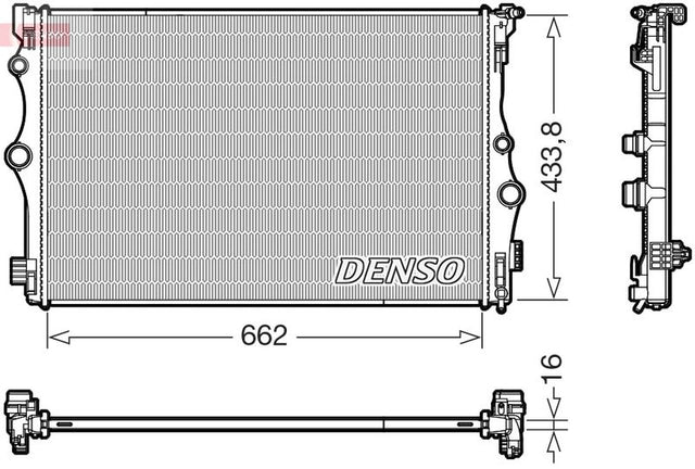 Denso Radiator DRM17098 - image 2