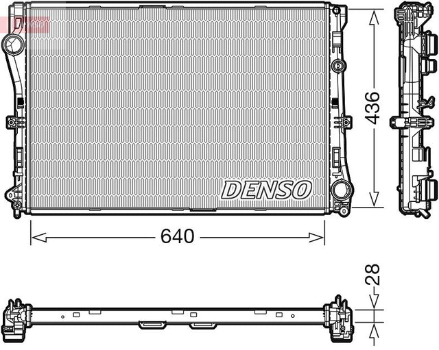 Denso Radiator DRM17103 - image 2