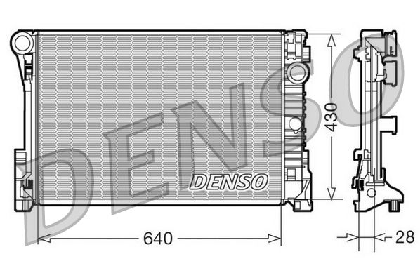 Denso Radiator DRM17110 - image 2