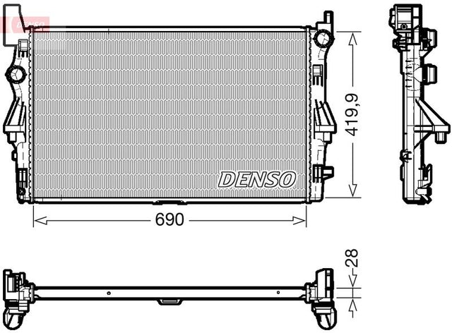 Denso Radiator DRM17113 - image 2