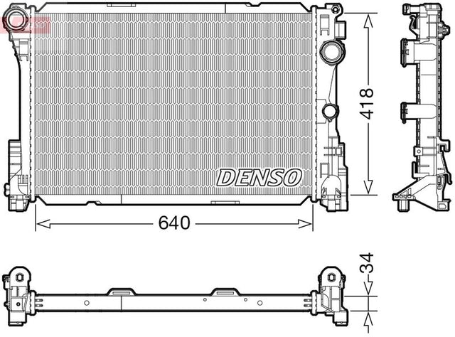 Denso Radiator DRM17115 - image 2