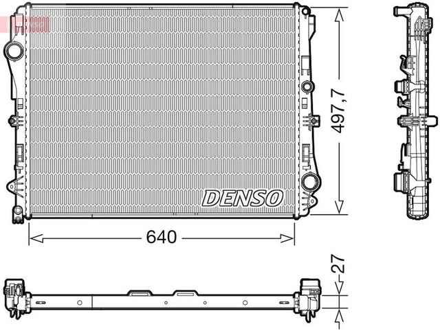 Denso Radiator DRM17116 - image 2