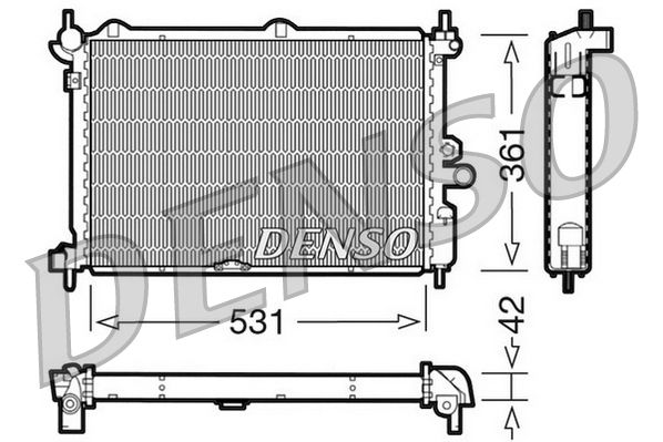 Denso Radiator DRM20014 - image 2
