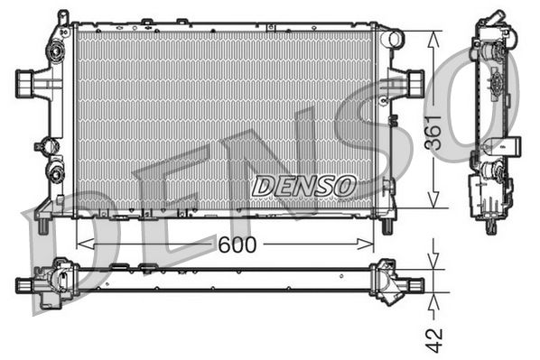 Denso Radiator DRM20016 - image 2