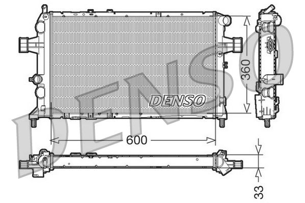 Denso Radiator DRM20018 - image 2