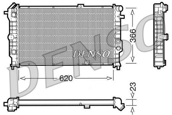 Denso Radiator DRM20022 - image 2