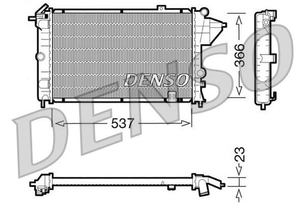 Denso Radiator DRM20023 - image 2