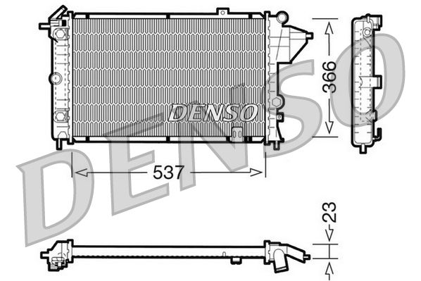Denso Radiator DRM20024 - image 2