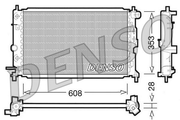 Denso Radiator DRM20026 - image 2