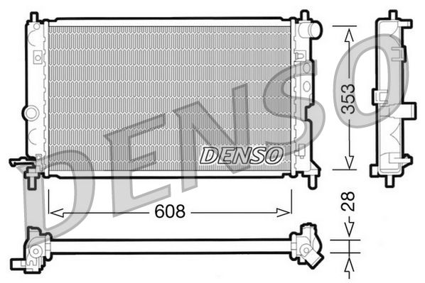 Denso Radiator DRM20027 - image 2