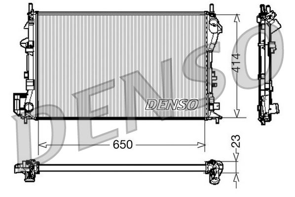 Denso Radiator DRM20028 - image 2