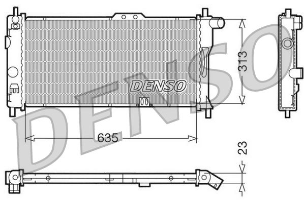 Denso Radiator DRM20032 - image 2