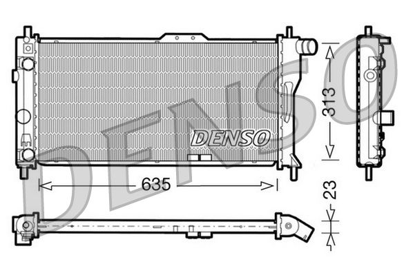 Denso Radiator DRM20034 - image 2