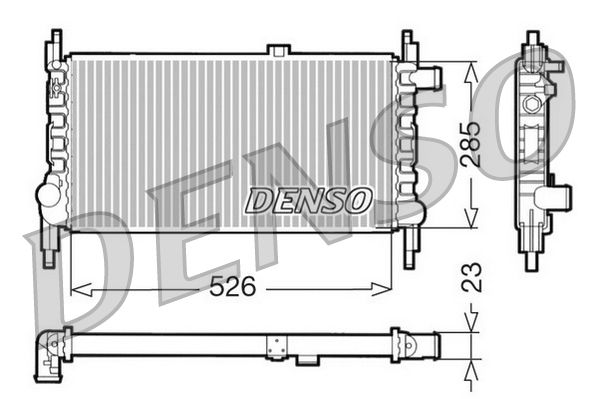 Denso Radiator DRM20035 - image 2