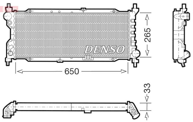 Denso Radiator DRM20036 - image 2