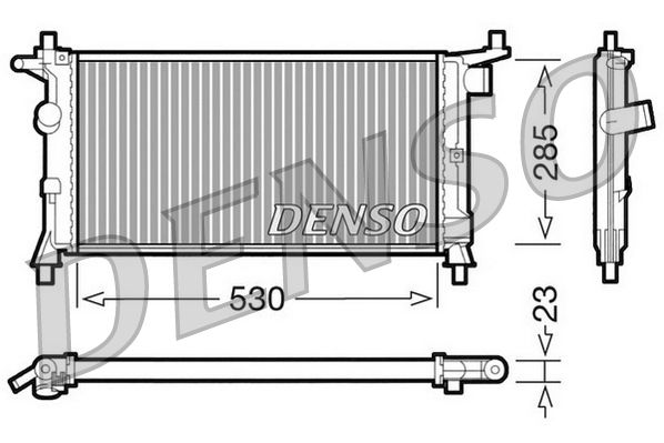Denso Radiator DRM20037 - image 2