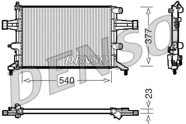 Denso Radiator DRM20080 - image 2