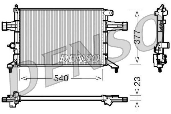 Denso Radiator DRM20082 - image 2
