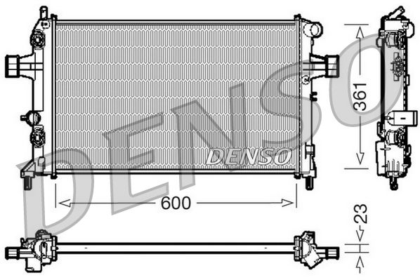 Denso Radiator DRM20086 - image 2